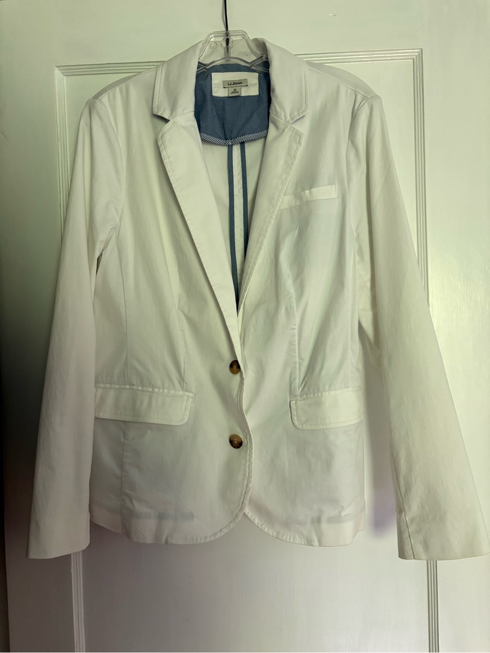 Crisp White LL Bean Blazer